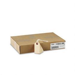 Avery-Dennison Manila Shipping Tags, 3 1/4 x 1 5/8, Strung with 12 Twine, 1,000 per Box