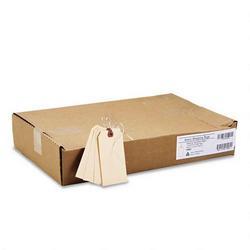 Avery-Dennison Manila Shipping Tags, 4 3/4 x 2 3/8, Wired (12 Double Wire), 1,000 per Box