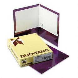Esselte Pendaflex Corp. Metallic Two Pocket Folders, Purple, 25/Box