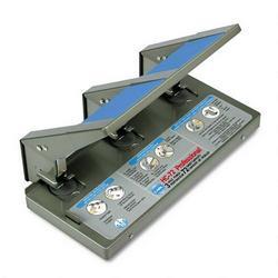 Carl Mfg,Usa Inc. Model HC 72 Heavy Duty 3 Hole Punch, 9/32 Holes, 72 Sheet Capacity, Gray/Blue