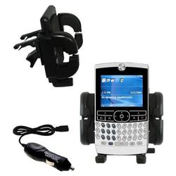 Gomadic Motorola MOTORAZR2 500v Auto Vent Holder with Car Charger - Uses TipExchange