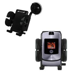 Gomadic Motorola RAZR V3i Car Windshield Holder - Brand