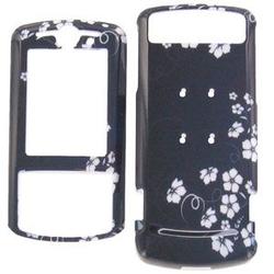 Wireless Emporium, Inc. Motorola RIZR Z6tv Blue w/White Flowers Snap-On Protective Case