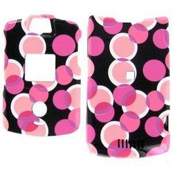 Wireless Emporium, Inc. Motorola V3/V3m/V3c Pink Circles Snap-On Protector Case Faceplate