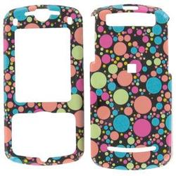 Wireless Emporium, Inc. Motorola Z9 Colorful Circles Snap-On Protector Case Faceplate