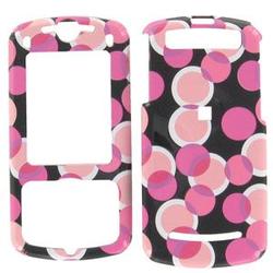 Wireless Emporium, Inc. Motorola Z9 Pink Circles Snap-On Protector Case Faceplate