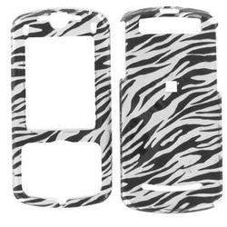 Wireless Emporium, Inc. Motorola Z9 Trans. Zebra Snap-On Protector Case Faceplate