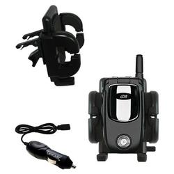 Gomadic Motorola i710 Auto Vent Holder with Car Charger - Uses TipExchange