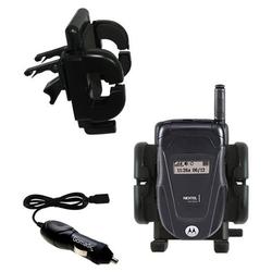 Gomadic Motorola ic502 Auto Vent Holder with Car Charger - Uses TipExchange