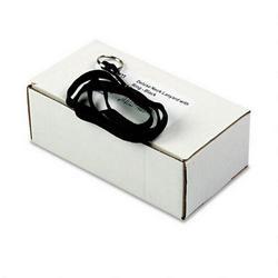 Advantus Corporation Neck Lanyard for Badges, Ring Style, 36 , Black, 24 per Box