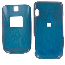 Wireless Emporium, Inc. Nokia 6085/6086 Trans. Blue Flame Snap-On Protector Case Faceplate