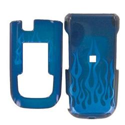 Wireless Emporium, Inc. Nokia 6263 Trans. Blue Flame Snap-On Protector Case Faceplate