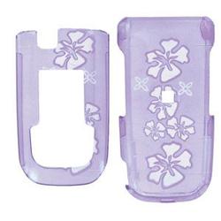 Wireless Emporium, Inc. Nokia 6263 Trans. Purple Hawaii Snap-On Protector Case Faceplate