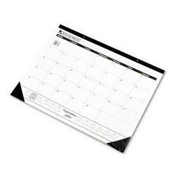 At-A-Glance Nonrefillable 1 Color Monthly Desk Pad, 22x17, Academic Year, Sept. Dec., Black