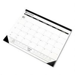 At-A-Glance Nonrefillable One Color Monthly Desk Pad Calendar, 24 x 19, Jan. Dec., Black