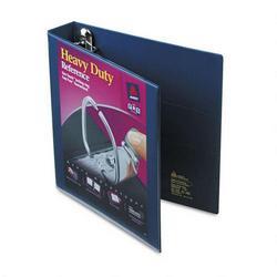 Avery-Dennison Nonstick Heavy Duty EZD® Reference View Binder, 1 1/2 Capacity, Navy Blue
