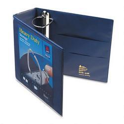 Avery-Dennison Nonstick Heavy Duty EZD® Reference View Binder, 4 Large Capacity, Navy Blue