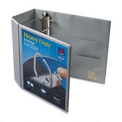 Avery-Dennison Nonstick Heavy Duty EZD® Reference View Binder, 5 Large Capacity, Gray