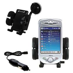 Gomadic O2 XDA II Auto Windshield Holder with Car Charger - Uses TipExchange