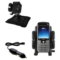 Gomadic O2 XPhone II Auto Bean Bag Dash Holder with Car Charger - Uses TipExchange