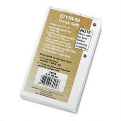 At-A-Glance One Color Daily Desk Calendar Refill, Recycled Paper, 3 1/2 x 6