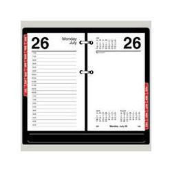 At-A-Glance One Color Daily Desk Calendar Refill with Monthly Tabs, 3 1/2 x 6