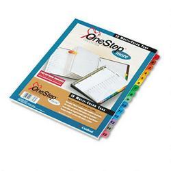 Cardinal Brands Inc. OneStep® More Index System with Table of Contents, Multicolor Tabs 1 15, 1 Set