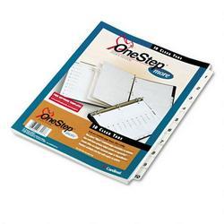 Cardinal Brands Inc. OneStep® More Index System with Table of Contents, White Tabs 1 10, 1 Set