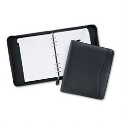 Daytimer/Acco Brands Inc. Organizer Starter Set Verona Leather Binder, 8 1/2x11, Black