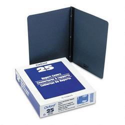 Esselte Pendaflex Corp. Panel and Border Leatherette Front Report Cover, Dark Blue, 25 per Box