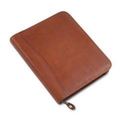 Daytimer/Acco Brands Inc. Personal Organizer Starter Set, Aviator Leather Binder, 8 1/2x11, Dark Tan