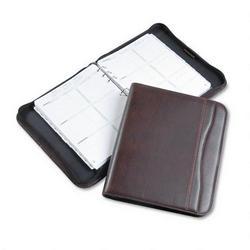 Daytimer/Acco Brands Inc. Personal Organizer Starter Set, Sienna Leather Binder, 8 1/2x11, Brown