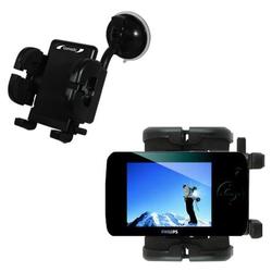 Gomadic Philips GoGear SA6125/37 Car Windshield Holder - Brand