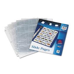 Avery-Dennison Photo Pages For Twenty 2 x 2 Slides, 3 Hole Punched