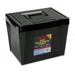 Esselte Pendaflex Corp. Portable Letter Size Hanging File Box, 13 7/8w x 10 3/4d x 10 1/4, Black