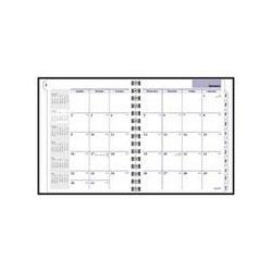 At-A-Glance Premire™ Large Desk Monthly Planner, Hardcover, 6 7/8 x 8 3/4, Black