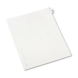 Avery-Dennison Preprinted Legal Side Tab Dividers, Tab Title 100, 11 x 8 1/2, 25/Pack