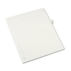 Avery-Dennison Preprinted Legal Side Tab Dividers, Tab Title 5692, 11 x 8 1/2, 25/Pack