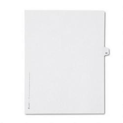Avery-Dennison Preprinted Legal Side Tab Dividers, Tab Title 66, 11 x 8 1/2, 25/Pack