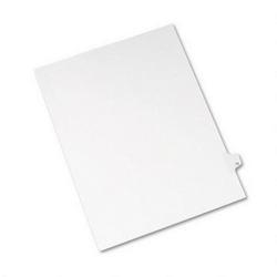 Avery-Dennison Preprinted Legal Side Tab Dividers, Tab Title 72, 11 x 8 1/2, 25/Pack