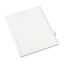 Avery-Dennison Preprinted Legal Side Tab Dividers, Tab Title 81, 11 x 8 1/2, 25/Pack