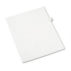 Avery-Dennison Preprinted Legal Side Tab Dividers, Tab Title 83, 11 x 8 1/2, 25/Pack