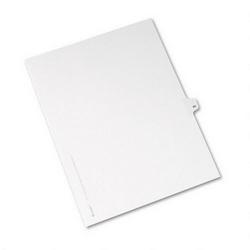 Avery-Dennison Preprinted Legal Side Tab Dividers, Tab Title 86, 11 x 8 1/2, 25/Pack