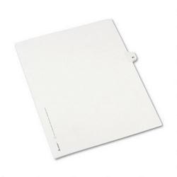 Avery-Dennison Preprinted Legal Side Tab Dividers, Tab Title 91, 11 x 8 1/2, 25/Pack