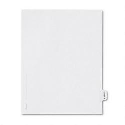 Avery-Dennison Preprinted Legal Side Tab Dividers, Tab Title Exhibit B, 11 x 8 1/2, 25/Pack (AVE01372)
