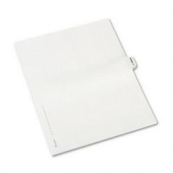 Avery-Dennison Preprinted Legal Side Tab Dividers, Tab Title Exhibit F, 11 x 8 1/2, 25/Pack (AVE01376)