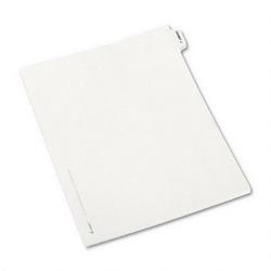 Avery-Dennison Preprinted Legal Side Tab Dividers, Tab Title Exhibit J, 11 x 8 1/2, 25/Pack