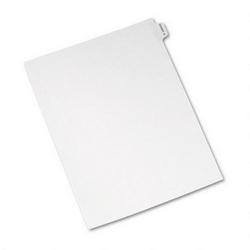 Avery-Dennison Preprinted Legal Side Tab Dividers, Tab Title Exhibit K, 11 x 8 1/2, 25/Pack