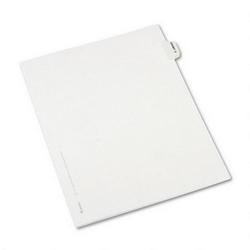 Avery-Dennison Preprinted Legal Side Tab Dividers, Tab Title Exhibit S, 11 x 8 1/2, 25/Pack