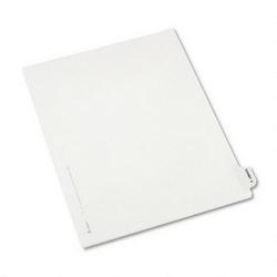 Avery-Dennison Preprinted Legal Side Tab Dividers, Tab Title Exhibit U, 11 x 8 1/2, 25/Pack